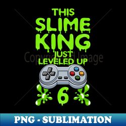 Slime 6th Birthday Slime 6 Years Slime Birthday - Digital Sublimation Download File - Defying the Norms