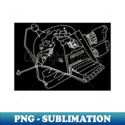 DETAILED DRAWING OF THE INERTIA SPACESHIP - Special Edition Sublimation PNG File - Unlock Vibrant Sublimation Designs
