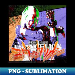 Street Fighter x Evangelion - PNG Transparent Sublimation File - Perfect for Creative Projects