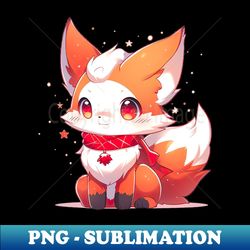 Cozy Fox Winter Vibes - High-Quality PNG Sublimation Download - Stunning Sublimation Graphics