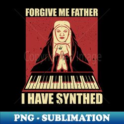 Synthesizer Keyboard Piano - Signature Sublimation PNG File - Enhance Your Apparel with Stunning Detail