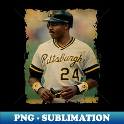 barry bonds in pittsburgh pirates old photo vintage - elegant sublimation png download - bring your designs to life