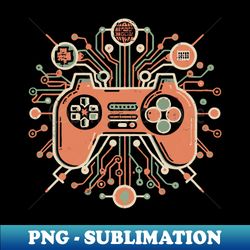 Dgital theme Gaming Pattern - Instant PNG Sublimation Download - Unleash Your Inner Rebellion