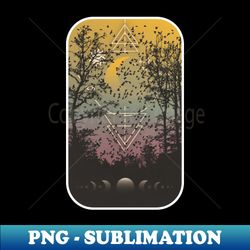 Moonrise - Aesthetic Sublimation Digital File - Boost Your Success with this Inspirational PNG Download