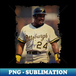 barry bonds in pittsburgh pirates old photo vintage - png transparent sublimation file - perfect for sublimation art