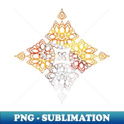 Geometric diamond orange and white - Exclusive Sublimation Digital File - Unlock Vibrant Sublimation Designs