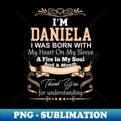 Daniela - Premium PNG Sublimation File - Revolutionize Your Designs