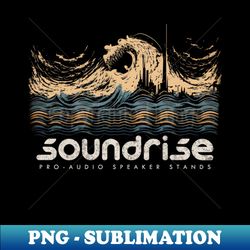 Soundrise Waves Tsunami - PNG Transparent Sublimation Design - Bold & Eye-catching
