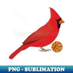 Basketball Cardinal - Sublimation-Ready PNG File - Capture Imagination with Every Detail