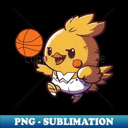 basketball easter shirt  chick basketball - png transparent sublimation design - vibrant and eye-catching typography