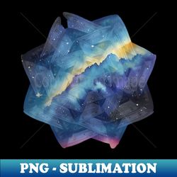 Abstract star watercolor background - PNG Transparent Digital Download File for Sublimation - Stunning Sublimation Graphics