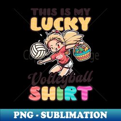 volleyball easter shirt  lucky volleyball outfit - creative sublimation png download - perfect for sublimation mastery