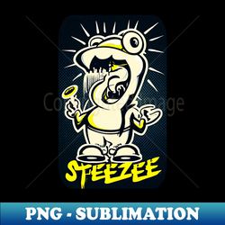 steezee alien airbrush art character - professional sublimation digital download - unlock vibrant sublimation designs