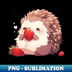 Cute Hedgehog - PNG Transparent Sublimation File - Bring Your Designs to Life
