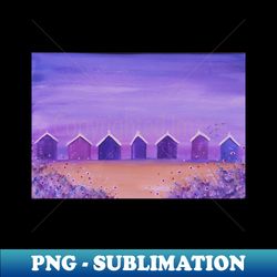 Beach Huts - Professional Sublimation Digital Download - Perfect for Sublimation Mastery