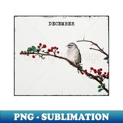 December Flower - Signature Sublimation PNG File - Unlock Vibrant Sublimation Designs