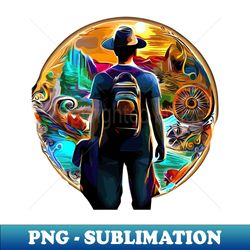 Alone Traveller - Premium PNG Sublimation File - Unleash Your Inner Rebellion