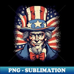 Happy 4th of July USA - Stylish Sublimation Digital Download - Boost Your Success with this Inspirational PNG Download