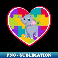 autism day Elephant - Trendy Sublimation Digital Download - Fashionable and Fearless