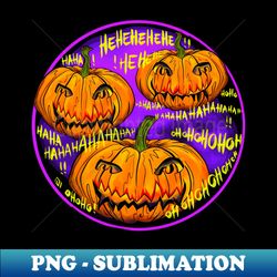 Scary halloween pumpkins - Digital Sublimation Download File - Perfect for Sublimation Art