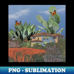 Garden Love - SurrealCollage Art - PNG Transparent Sublimation Design - Bring Your Designs to Life