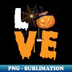 Halloween Love - Modern Sublimation PNG File - Unlock Vibrant Sublimation Designs
