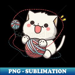 best knitting mom ever cat - png transparent sublimation file - capture imagination with every detail