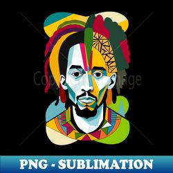 Abstract Rasta Man - Premium Sublimation Digital Download - Create with Confidence
