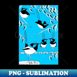 Superb Blue-wren - Professional Sublimation Digital Download - Capture Imagination with Every Detail