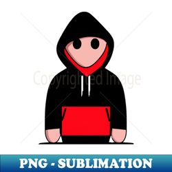 Cartoon Character In Hoodie - Vintage Sublimation PNG Download - Perfect for Personalization
