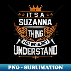 Suzanna - Stylish Sublimation Digital Download - Vibrant and Eye-Catching Typography