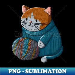 best knitting mom ever cat - png transparent sublimation file - bring your designs to life