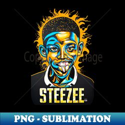 steezee face art design airbrush - high-quality png sublimation download - boost your success with this inspirational png download