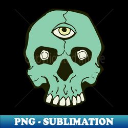 Third Eye Skull - Modern Sublimation PNG File - Instantly Transform Your Sublimation Projects