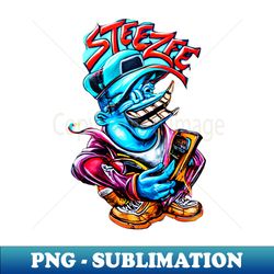 steezee monsters art design airbrush style - png transparent sublimation file - unleash your creativity