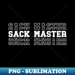 sack master defensive lineman funny football print - elegant sublimation png download - capture imagination with every detail