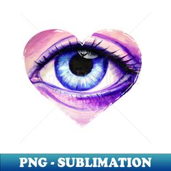 Angel eye - a reflection from the heart - PNG Transparent Digital Download File for Sublimation - Defying the Norms