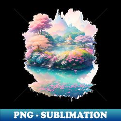 Sunlit Floral Fantasy Photorealistic T-Shirt Design Excellence 112 - Professional Sublimation Digital Download - Bring Your Designs to Life