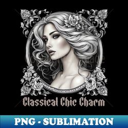 Classical Chic Charm - Exclusive Sublimation Digital File - Transform Your Sublimation Creations