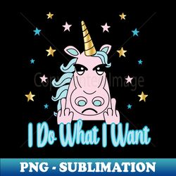 Nasty Unicorn - High-Quality PNG Sublimation Download - Instantly Transform Your Sublimation Projects