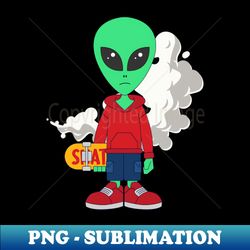 Alien skater - Professional Sublimation Digital Download - Stunning Sublimation Graphics
