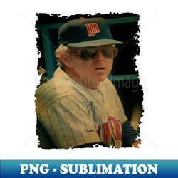 Tom Kelly in Minnesota Twins Old Photo Vintage - Exclusive PNG Sublimation Download - Bold & Eye-catching
