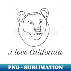 bear face - instant png sublimation download - add a festive touch to every day