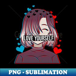 Anime E-Girl Yandere Otaku manga gift - High-Resolution PNG Sublimation File - Transform Your Sublimation Creations