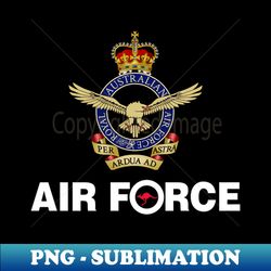 Royal Australian Air Force RAAF - Instant PNG Sublimation Download - Bold & Eye-catching