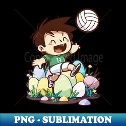 volleyball easter shirt  boy playing volleyball eggs - premium sublimation digital download - stunning sublimation graphics