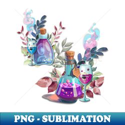 enchanting potion bottles - digital sublimation download file - unlock vibrant sublimation designs