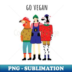 Vegan - Sublimation-Ready PNG File - Revolutionize Your Designs