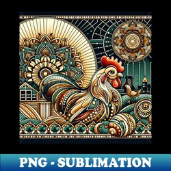 Mandala Chicken - Trendy Sublimation Digital Download - Fashionable and Fearless
