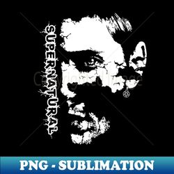 Supernatural - Cracked Face - Signature Sublimation PNG File - Revolutionize Your Designs